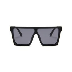 Futuristic HD Visual UV Protect Oversized Square Shield Visor Sunglasses