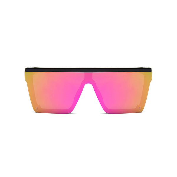 Futuristic HD Visual UV Protect Oversized Square Shield Visor Sunglasses