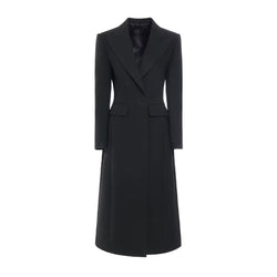 Graceful Lapel Padded Long Sleeve One Button Cinch Waist Tailored Coat