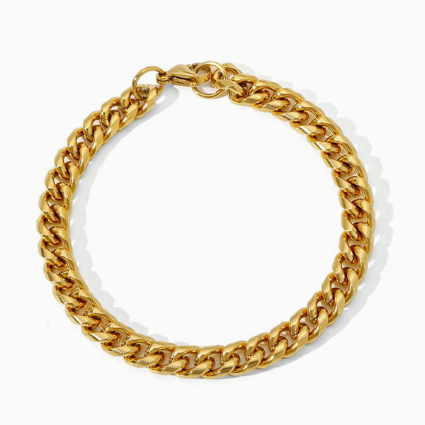 Statement 18K Gold Plated Chunky 15mm Cuban Link Chain Necklace