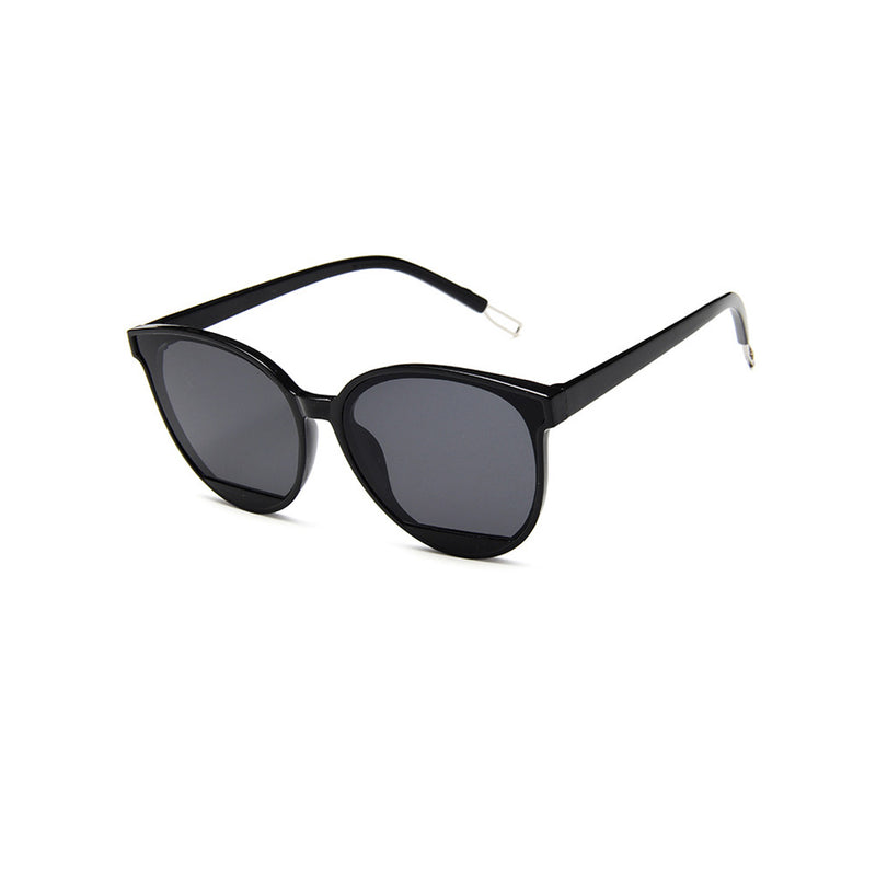 Unique HD Anti Glare UV Protection Color Block Tinted Cat Eye Sunglasses