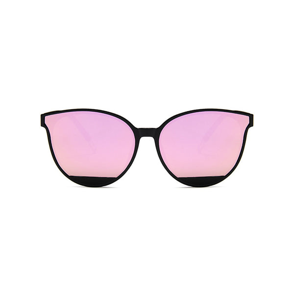 Unique HD Anti Glare UV Protection Color Block Tinted Cat Eye Sunglasses